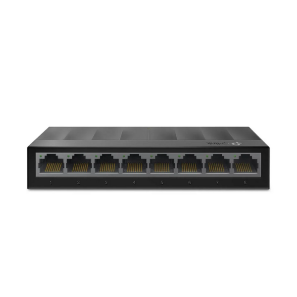 Switch TP-Link LS1008G – 8 Puertos Gigabit RJ45 | Carcasa Plástica | Plug and Play | Modelo de Escritorio