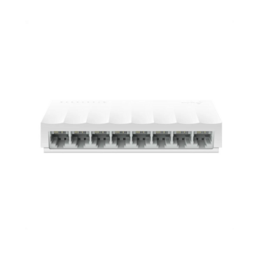 Switch de Escritorio TP-Link LS1008 – 8 Puertos RJ45 10/100 Mbps, Carcasa Plástica, Plug & Play