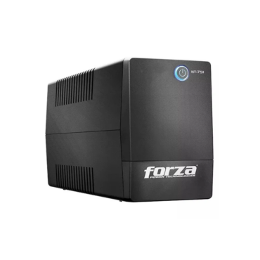 UPS FORZA BT-751 – UPS Interactivo 750 VA / 450 W, 4 Salidas, Protección Contra Sobretensiones, Pantalla LCD