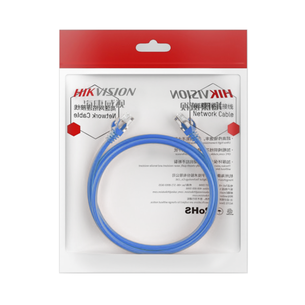 Patch Cord 2 Metros Cat 6 U/UTP HIKVISION DS-1NP6UEC0-100-B