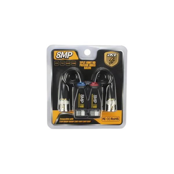 Kit de transceptores pasivos de video 4K GENERICO VB-TURBO8MP