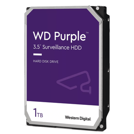 Disco Duro WD Purple 1TB 3.5" | Vigilancia 24/7 | SATA III | Modelo WD11PURZ