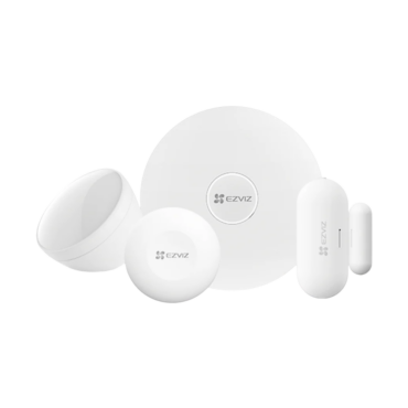 Kit de Alarma Inalámbrico EZVIZ CS-B1-A0-A34 – Segunda Generación con HUB A3, Sensores PIR, de Apertura, Botón Inteligente y Tecnología Zigbee