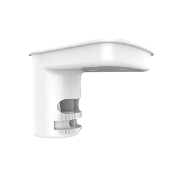 Soporte universal interno Hikvision DS-PDB-IN para detectores, montaje pared o techo, ajuste multiángulo