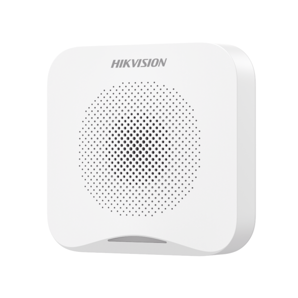 Sirena Inalámbrica Interior Hikvision DS‑PS201‑WB AX Home con Volumen Ajustable y 4 Modos de Alarma