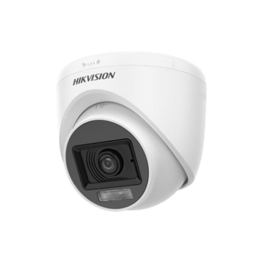Cámara Turret Hikvision DS-2CE76K0T-LPFS 5 MP 2.8 mm Dual Light con Audio