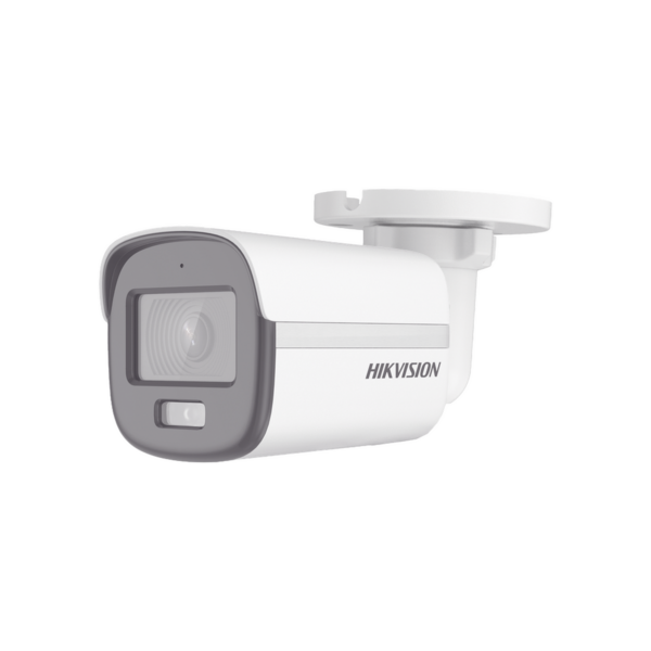 Cámara de Vigilancia Bala Hikvision DS‑2CE10KF0T‑LFS 3K ColorVu 4‑en‑1 con Micrófono Integrado y Alcance Nocturno 20 m