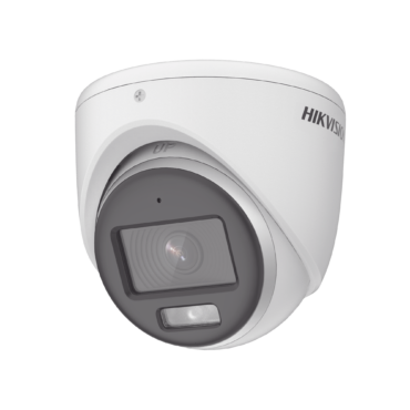 Cámara Domo Turbo HD 3K ColorVu Hikvision con Luz Híbrida, Audio Integrado y Compatibilidad 4 en 1