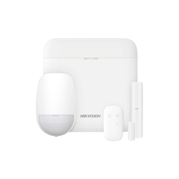 Kit de Alarma Hikvision DS-PWA48-KIT-WB – 48 Zonas, Wi-Fi, 433 MHz, TCP/IP, Incluye Sensores y Panel de Control