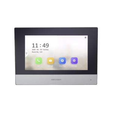 Monitor Videoportero IP Hikvision DS-KH6320-WTE1 7" Pantalla Táctil WiFi PoE