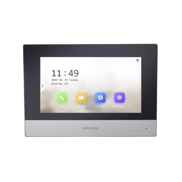 Monitor Videoportero IP Hikvision DS-KH6320-WTE1 7" Pantalla Táctil WiFi PoE