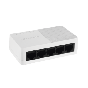 Switch Hikvision DS-3E0105D-O 5 Puertos Fast Ethernet 10/100 Mbps Uso Exterior IP67 No Administrable