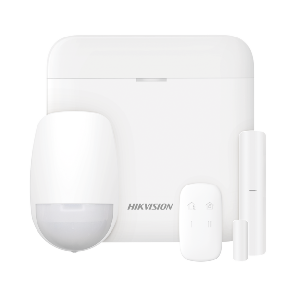 Kit de Alarma Inalámbrica Hikvision AX PRO DS-PWA48-KIT-WB(LA) – Panel de 48 Zonas con Wi-Fi, GPRS y Sensores, 433 MHz