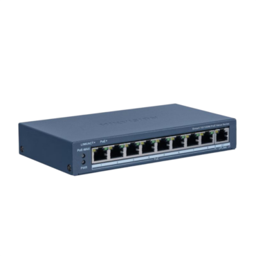 Switch PoE+ Administrable Hikvision DS-3E1309P-EI/M ‚8 Puertos 10/100 Mbps + 1 Puerto Gigabit Uplink, PoE hasta 300 m, 60 W