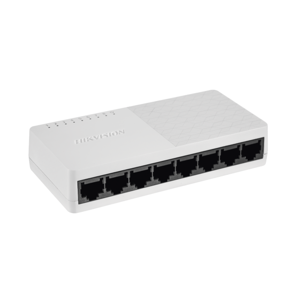 Switch de Red Hikvision DS-3E0108D-O 8 Puertos Gigabit para Conmutación Rápida y Estable