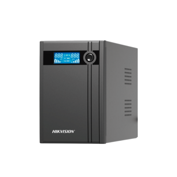 UPS Interactivo Hikvision DS-UPS2000-X/US – 2000 VA / 1200 W, 6 Salidas NEMA, Pantalla LCD, Protección Completa
