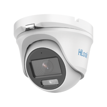 Cámara de Seguridad Hilook THC-T129-M 2 MP con Iluminación de Luz Blanca, Imágenes a Color 24/7 y Compatibilidad Multi-Formato