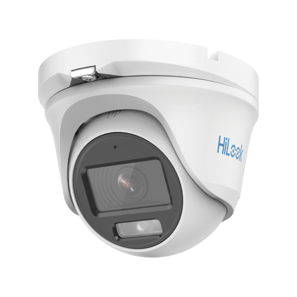 Cámara de Seguridad Hilook THC-T129-M 2 MP con Iluminación de Luz Blanca, Imágenes a Color 24/7 y Compatibilidad Multi-Formato