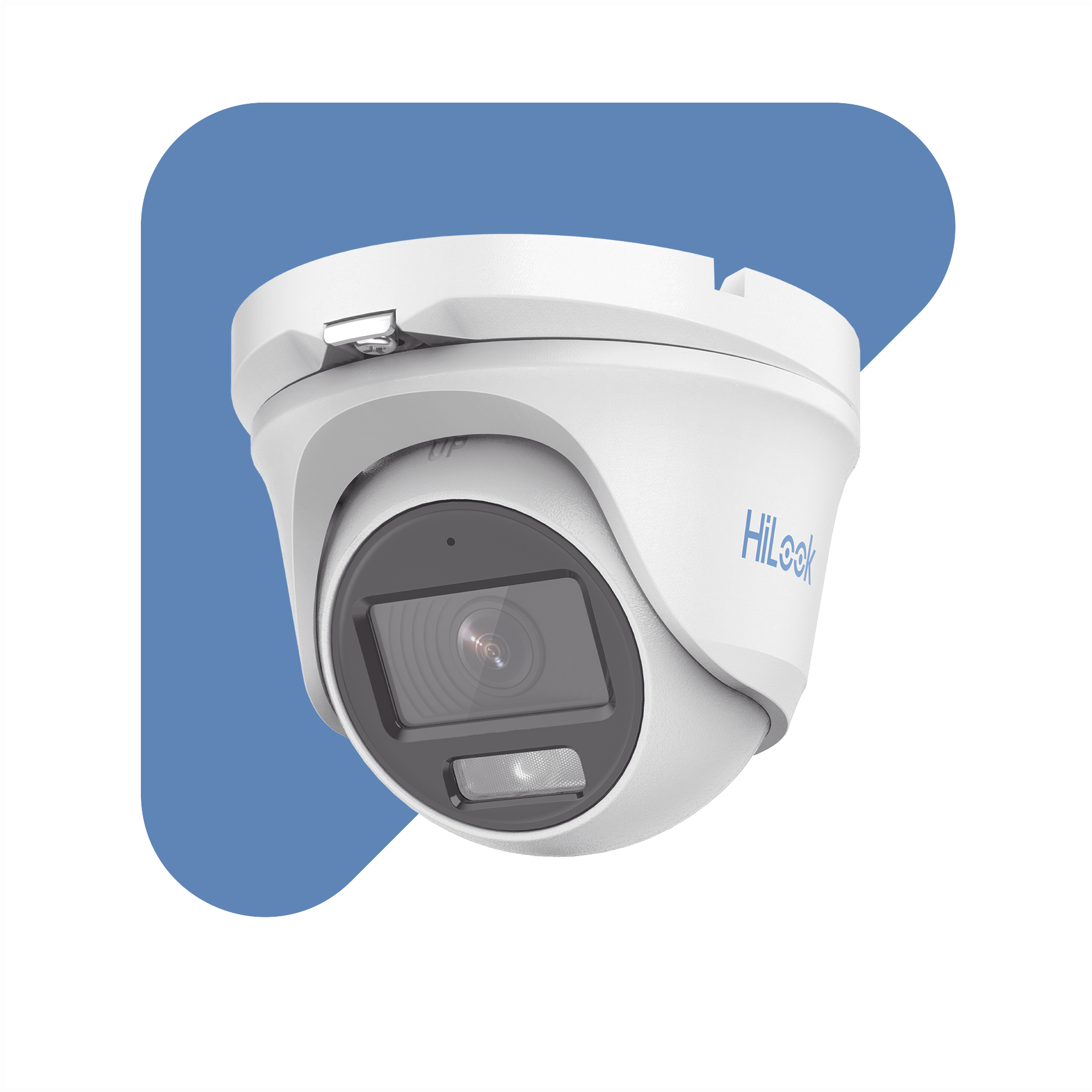 Cámara de Seguridad Hilook THC-T129-M 2 MP con Iluminación de Luz Blanca, Imágenes a Color 24/7 y Compatibilidad Multi-Formato - Image 2