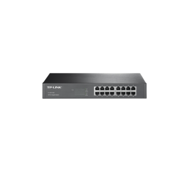 Switch TP‑Link TL‑SG1016D 16 puertos Gigabit con rack 13 pulgadas