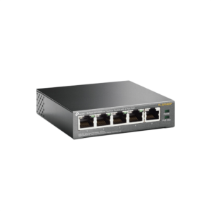 Switch TP-Link TL-SF1005P de 5 Puertos 10/100 Mbps con 4 Puertos PoE, 57 W, Carcasa de Acero