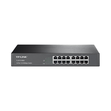 Switch TP-Link TL-SF1016D de 16 Puertos 10/100 Mbps, Escritorio, Carcasa Plástica