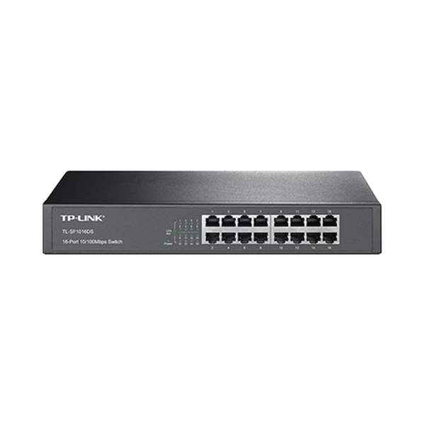 Switch TP-Link TL-SF1016D de 16 Puertos 10/100 Mbps, Escritorio, Carcasa Plástica