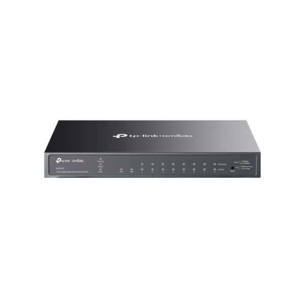 Switch TP-Link TL-SG2210P Administrable Gigabit PoE de 8 Puertos + 2 SFP, 53W, VLAN, STP, IGMP