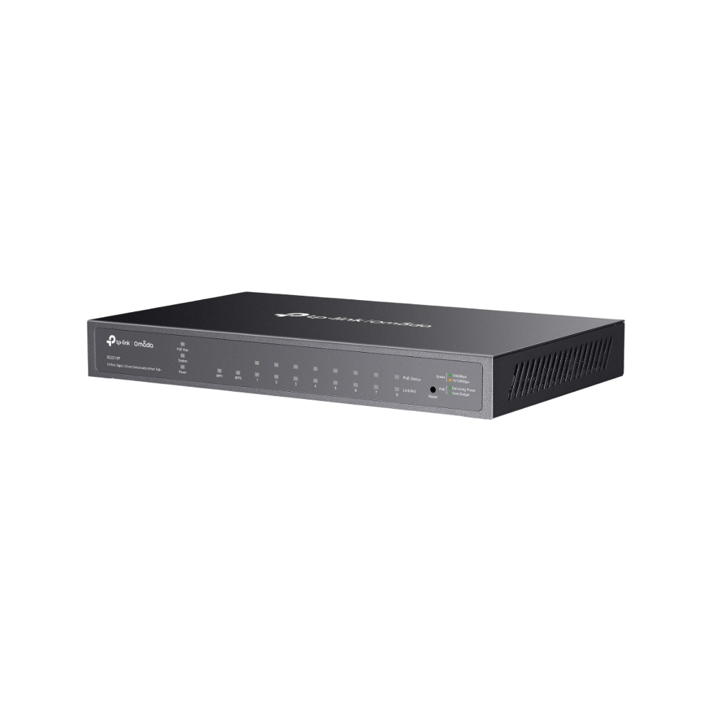 Switch TP-Link TL-SG2210P Administrable Gigabit PoE de 8 Puertos + 2 SFP, 53W, VLAN, STP, IGMP - Image 3