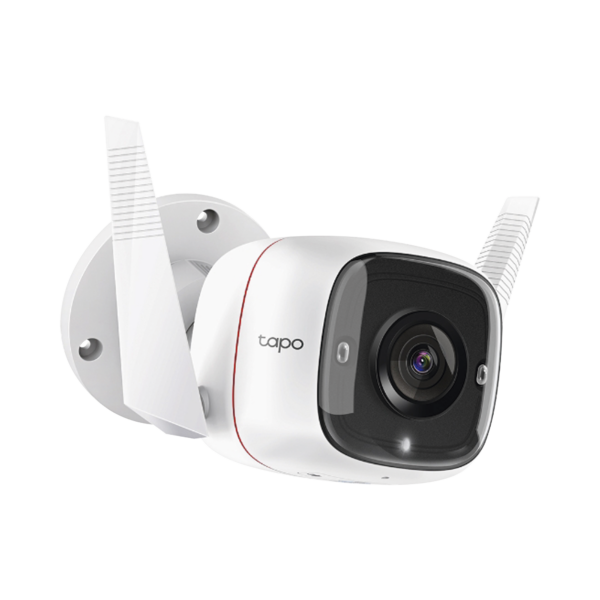Cámara de Seguridad TP-Link Tapo C310 Wi-Fi/Ethernet 3MP, Visión Nocturna 30 m, Audio Bidireccional y Alarma Integrada