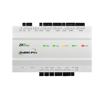 Panel de Control de Acceso ZKTeco inBio260 Pro Green Label 2 Puertas con Gabinete y Fuente