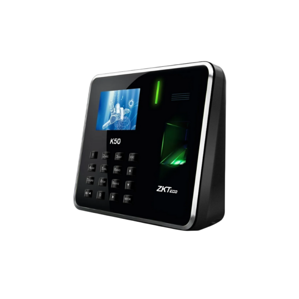 Terminal de Huella y Tarjeta ZKTeco K50/ID IP para Control de Acceso y Asistencia